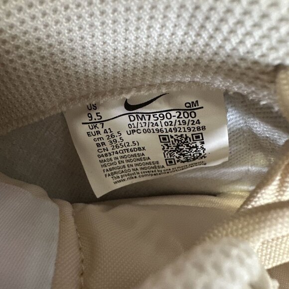 Nike Court Legacy Lift Women 9.5 Beige DM7590-200 Leather Lifestyle Shoes - Picture 8 of 8